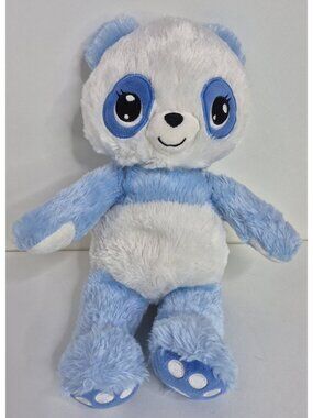 Lullabrites Panda Bear Plush Light Up Blue Musical Color Changing Toy Tested